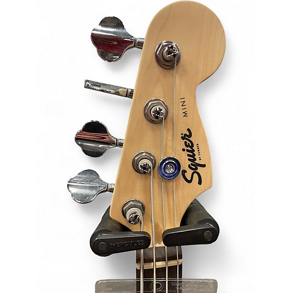 Used Squier Mini Precision Bass Black Electric Bass Guitar