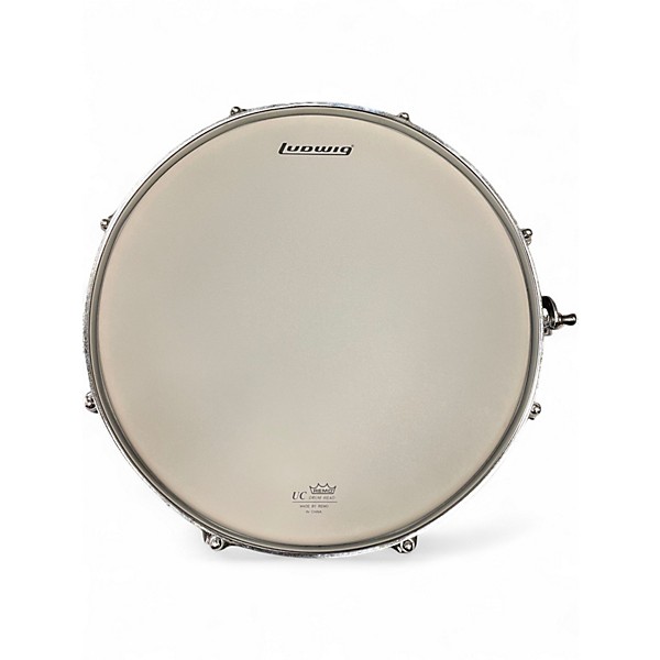 Used Ludwig 14X4.5 Breakbeats By Questlove Snare Red Sparkle Drum