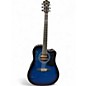 Used Ibanez V70CE Transparent Blue Acoustic Electric Guitar thumbnail