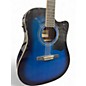 Used Ibanez V70CE Transparent Blue Acoustic Electric Guitar