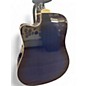 Used Ibanez V70CE Transparent Blue Acoustic Electric Guitar
