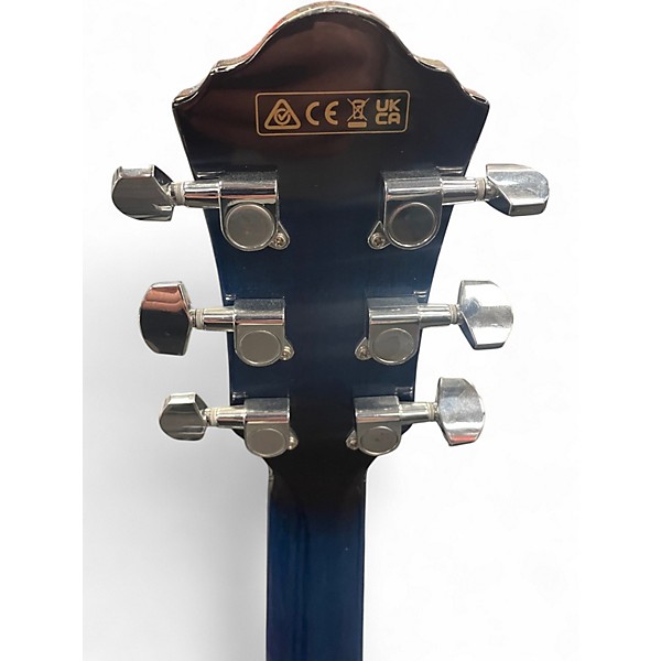 Used Ibanez V70CE Transparent Blue Acoustic Electric Guitar
