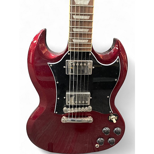 Used Epiphone SG Cherry Solid Body Electric Guitar