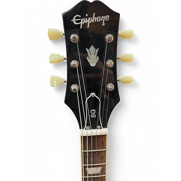 Used Epiphone SG Cherry Solid Body Electric Guitar