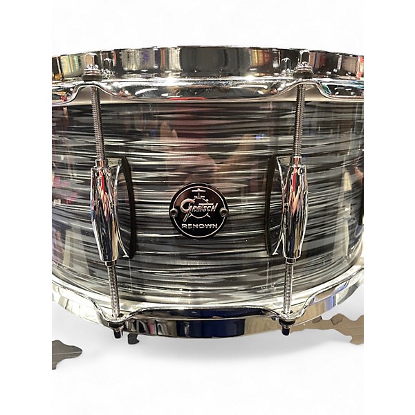Used Gretsch Drums 6.5X14 Renown Snare Silver Oyster Pearl Drum