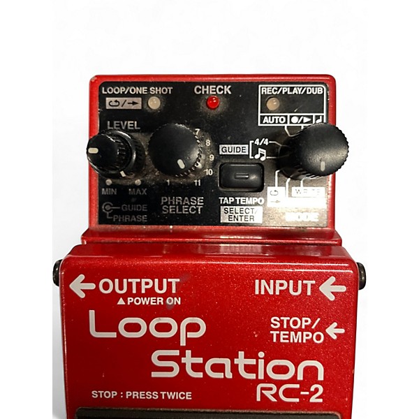 Used BOSS RC2 Loop Station Pedal