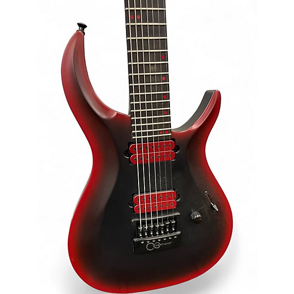 Used Kiesel andy james aj7e signature model RED BURST Solid Body Electric Guitar