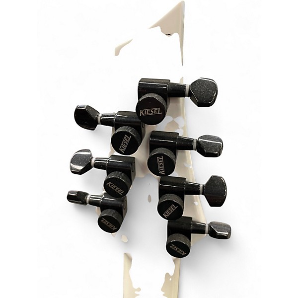 Used Kiesel ANDY JAMES AJ7E SIGNATURE WHITE Solid Body Electric Guitar