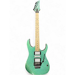 Used Ibanez RG470MSP TURQUOISE SPARKLE Solid Body Electric Guitar