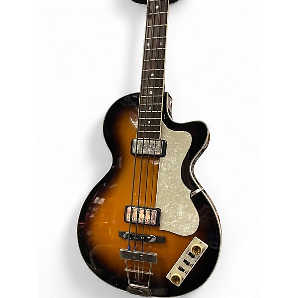 Used Hofner HCT 500/2 Antique Burst Electric Bass Guitar