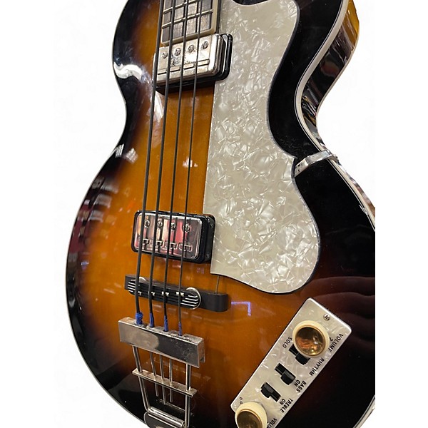 Used Hofner HCT 500/2 Antique Burst Electric Bass Guitar