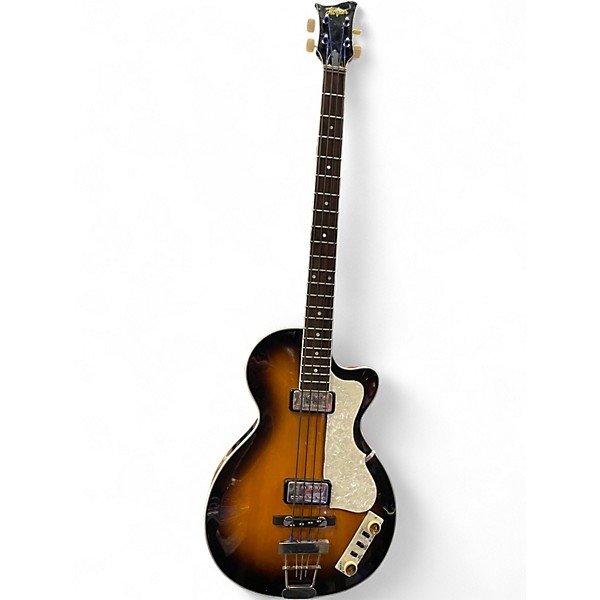 Used Hofner HCT 500/2 Antique Burst Electric Bass Guitar