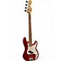 Used 2023 Fender Player Precision Bass Candy Apple Red Electric Bass Guitar thumbnail