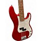 Used 2023 Fender Player Precision Bass Candy Apple Red Electric Bass Guitar