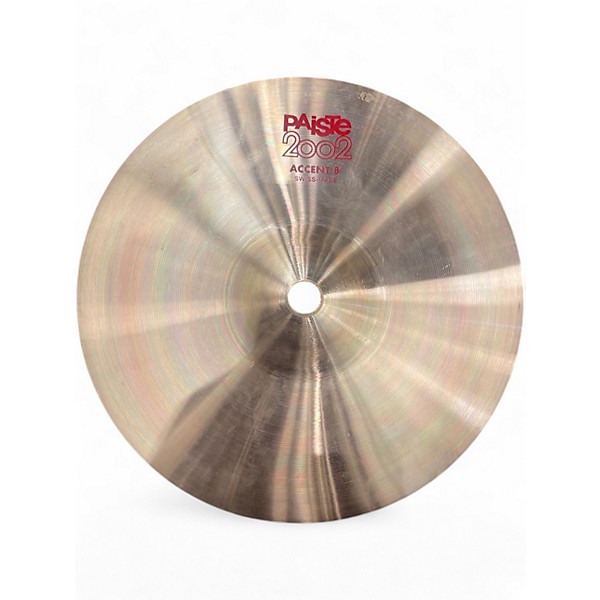Used Paiste 8in 2002 ACCENT Cymbal