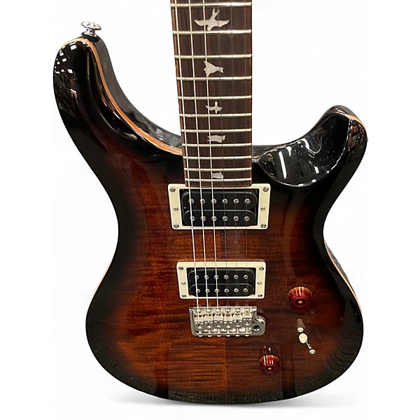 Used PRS SE Custom 24 Brown Sunburst Solid Body Electric Guitar