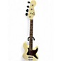 Used Fender American Standard Jazz Bass Olympic White Electric Bass Guitar thumbnail