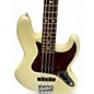 Used Fender American Standard Jazz Bass Olympic White Electric Bass Guitar
