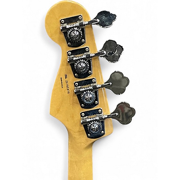 Used Fender American Standard Jazz Bass Olympic White Electric Bass Guitar