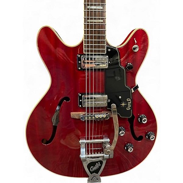 Used Guild Starfire V RED Hollow Body Electric Guitar