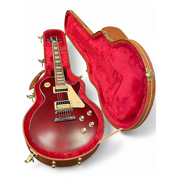 Used Gibson Les Paul Traditional Pro V Wine Red Solid Body Electric Guitar