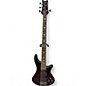 Used Schecter Guitar Research STILLETO EXTREME 5 Trans Red Electric Bass Guitar thumbnail