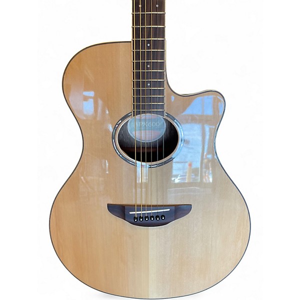 Used Yamaha APX600 Natural Acoustic Electric Guitar