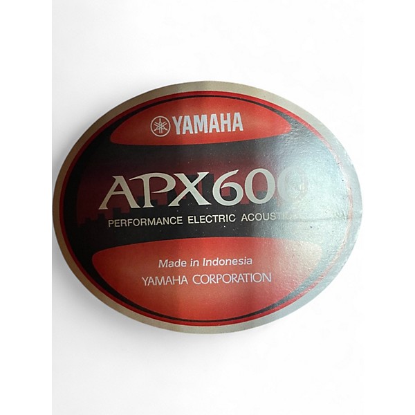 Used Yamaha APX600 Natural Acoustic Electric Guitar