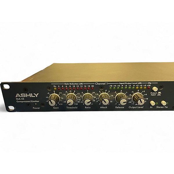 Used Ashly Audio CLX52 2-Channel Compressor