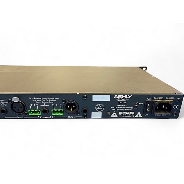 Used Ashly Audio CLX52 2-Channel Compressor