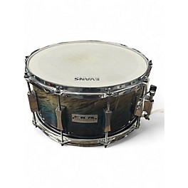 Used Pork Pie 14X6.5 Maple Snare Fade Deep Blue Drum