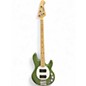 Used Sterling by Music Man Sub Series Sting Ray Green Electric Bass Guitar thumbnail