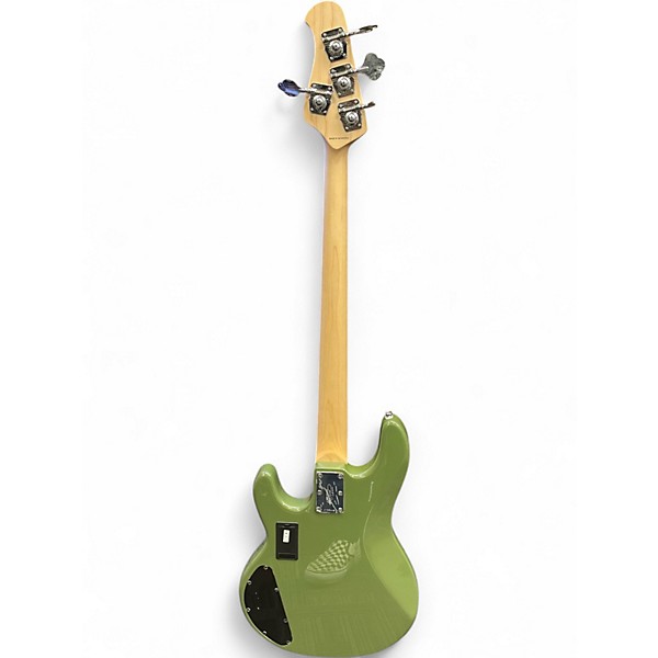 Used Sterling by Music Man Sub Series Sting Ray Green Electric Bass Guitar