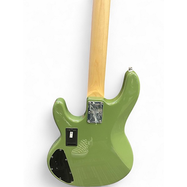 Used Sterling by Music Man Sub Series Sting Ray Green Electric Bass Guitar
