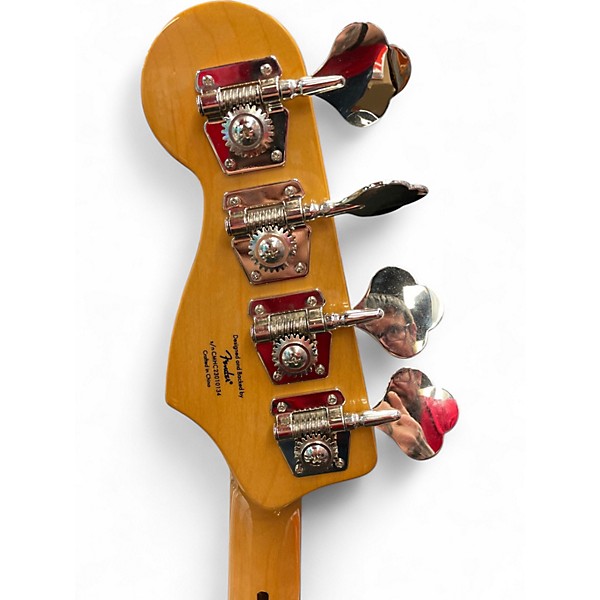 Used Squier SQ CV 70s JAZZ BASS MN NAT Natural Electric Bass Guitar