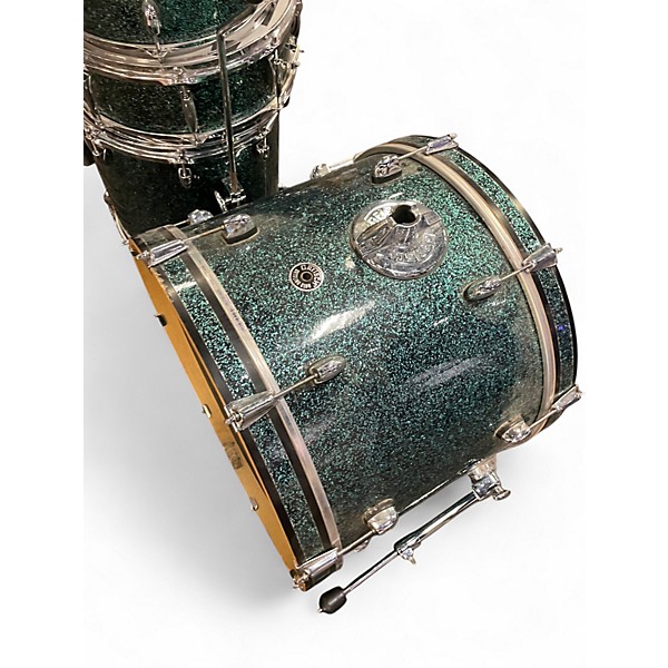 Used Gretsch Drums 4 Piece Catalina Club Series Ocean Sparkle Drum Kit