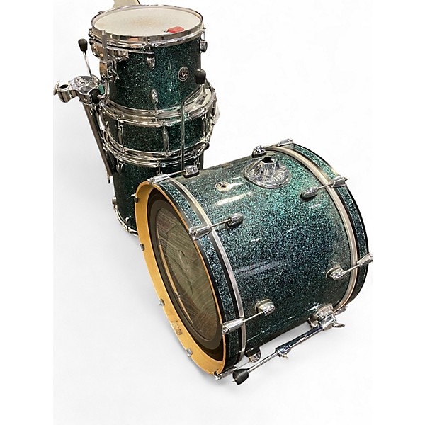 Used Gretsch Drums 4 Piece Catalina Club Series Ocean Sparkle Drum Kit