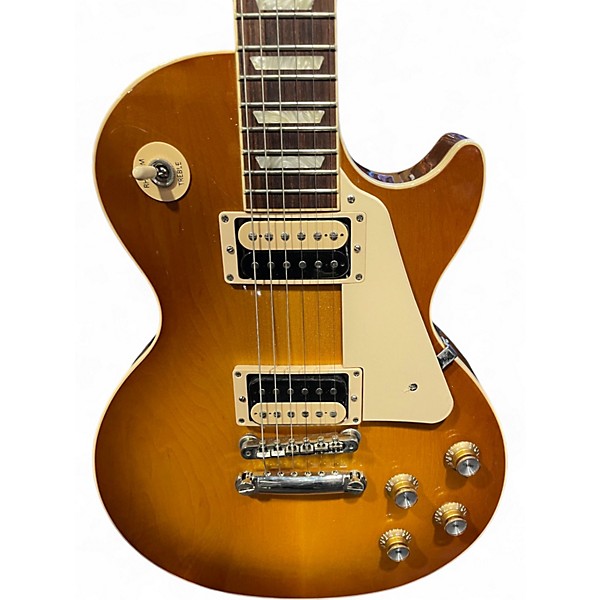Used Gibson Les Paul Classic Honey Burst Solid Body Electric Guitar
