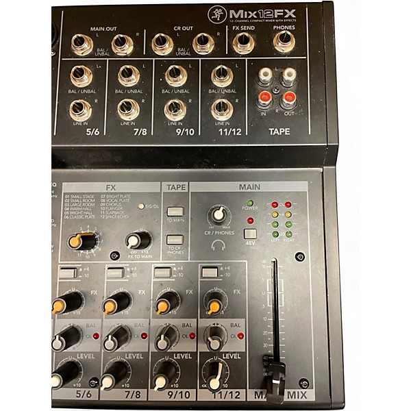 Used Mackie Mix12fx Unpowered Mixer