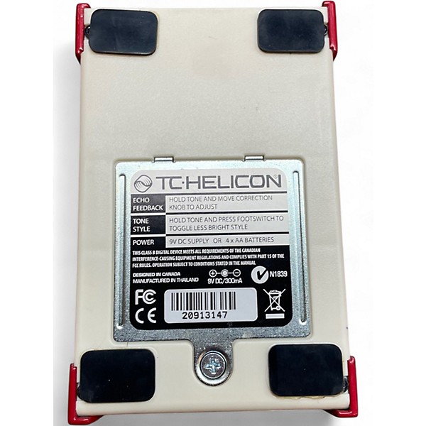 Used TC Helicon VoiceTone Mic Mechanic Vocal Processor