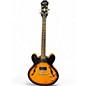 Used Epiphone Dot Tobacco Sunburst Hollow Body Electric Guitar thumbnail
