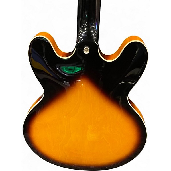 Used Epiphone Dot Tobacco Sunburst Hollow Body Electric Guitar