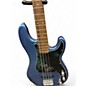 Used Squier Precision Bass BLUE Electric Bass Guitar