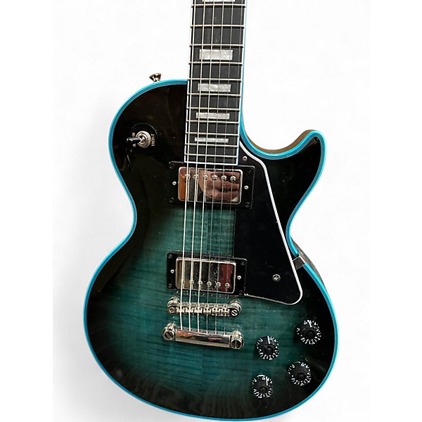 Used 2025 Epiphone LES PAUL CUSTOM WIDOW INDIGO BLUE Solid Body Electric Guitar