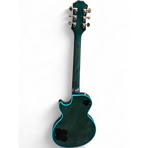 Used 2025 Epiphone LES PAUL CUSTOM WIDOW INDIGO BLUE Solid Body Electric Guitar