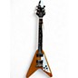 Used 2022 Gibson FLYING V 70S Vintage Natural Solid Body Electric Guitar thumbnail