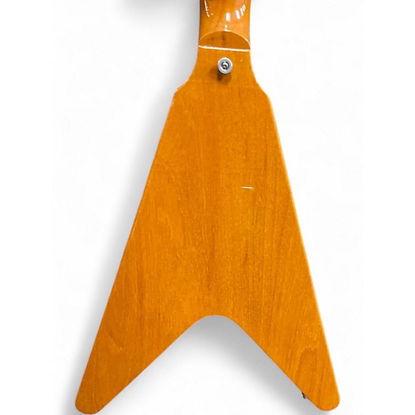 Used 2022 Gibson FLYING V 70S Vintage Natural Solid Body Electric Guitar