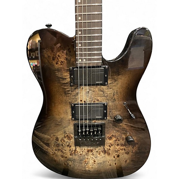 Used ESP LTD TE1000 CHARCOAL BURST Solid Body Electric Guitar