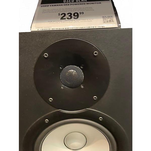 Used Yamaha HS8 Powered Monitor
