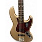 Used Fender American Professional Classic Jazz Bass Faded Firemist Gold Electric Bass Guitar